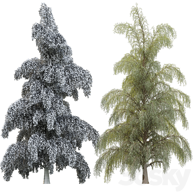 tree for landscape12 (pine tree) 3DS Max Model - thumbnail 2