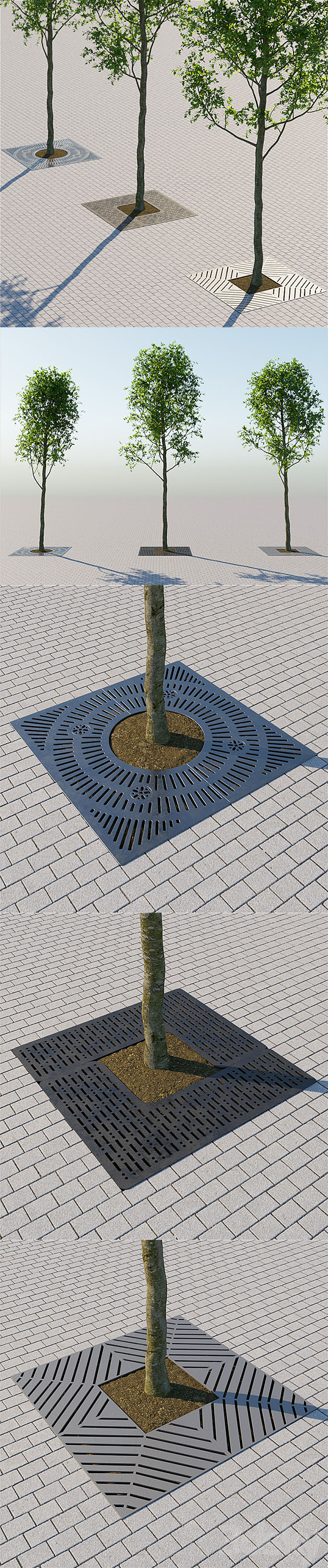 Trees and lattice 3DS Max - thumbnail 2