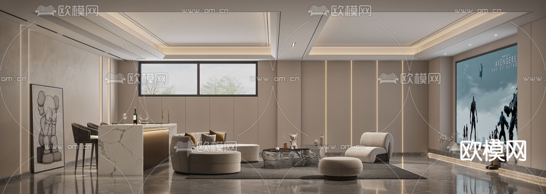 PLAYROOM – VRAY / CORONA – 3D MODEL – 1591 - thumbnail 1