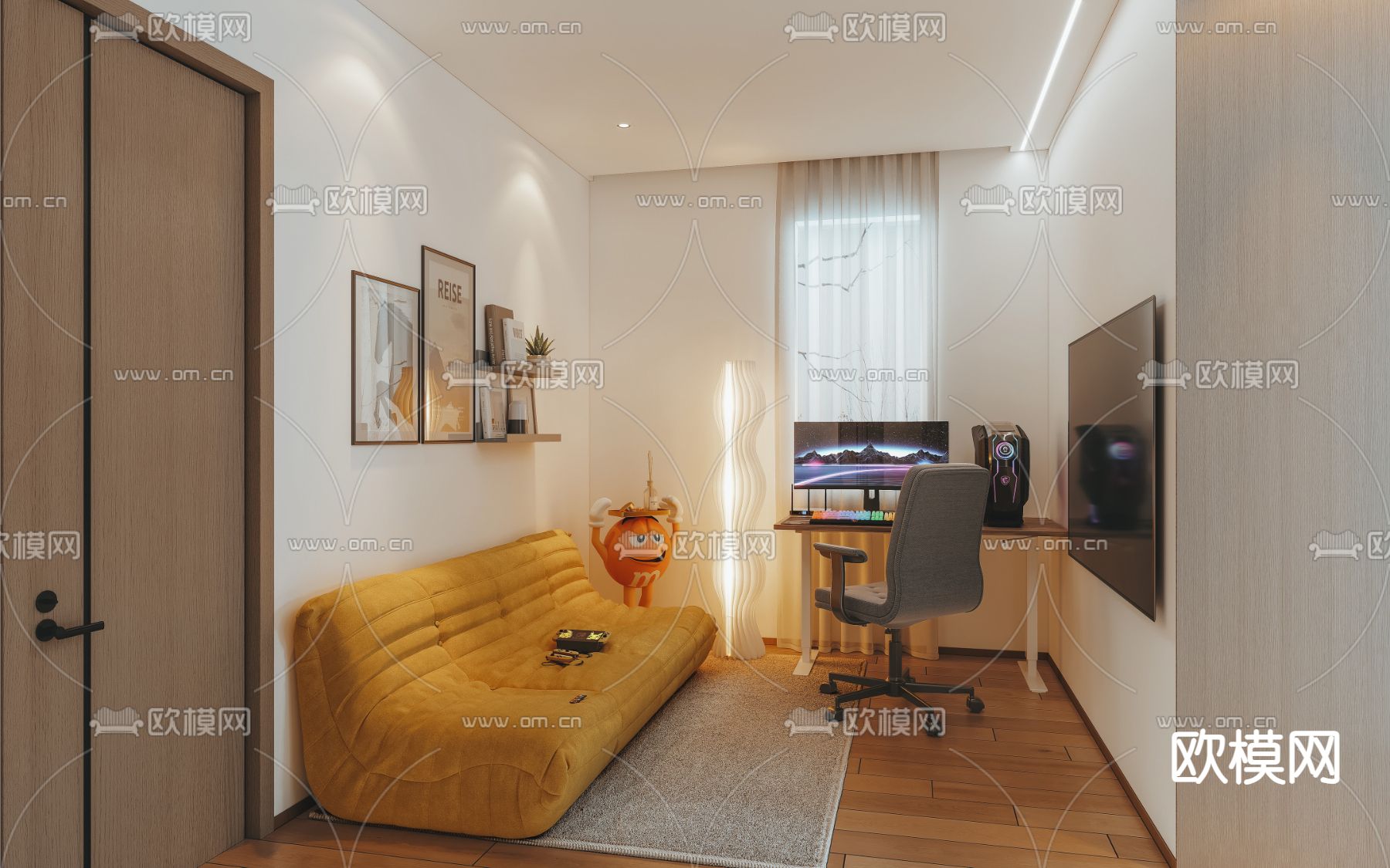 PLAYROOM – VRAY / CORONA – 3D MODEL – 832 - thumbnail 1