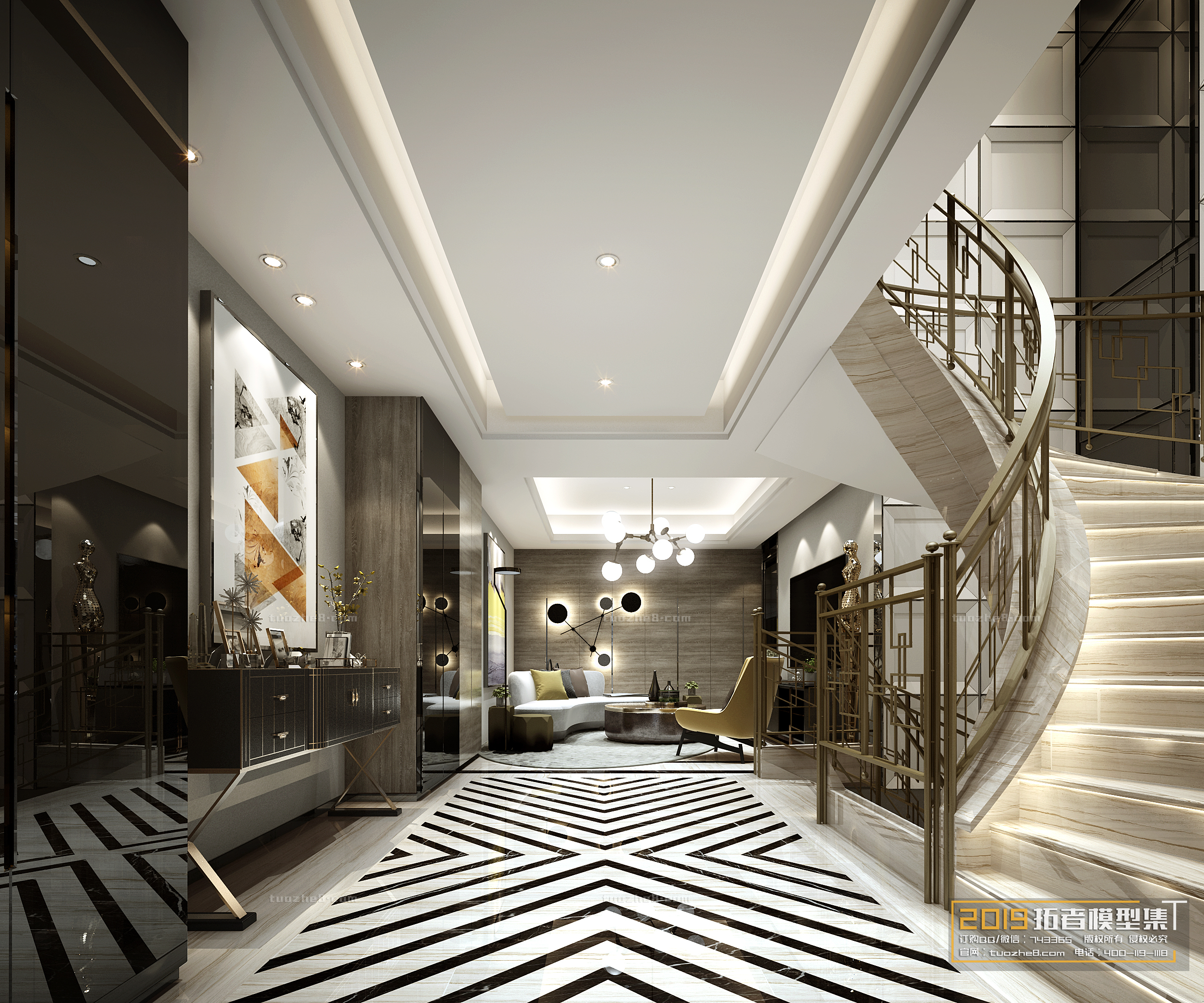 Extension Interior – CORRIDOR – 008 - thumbnail 1