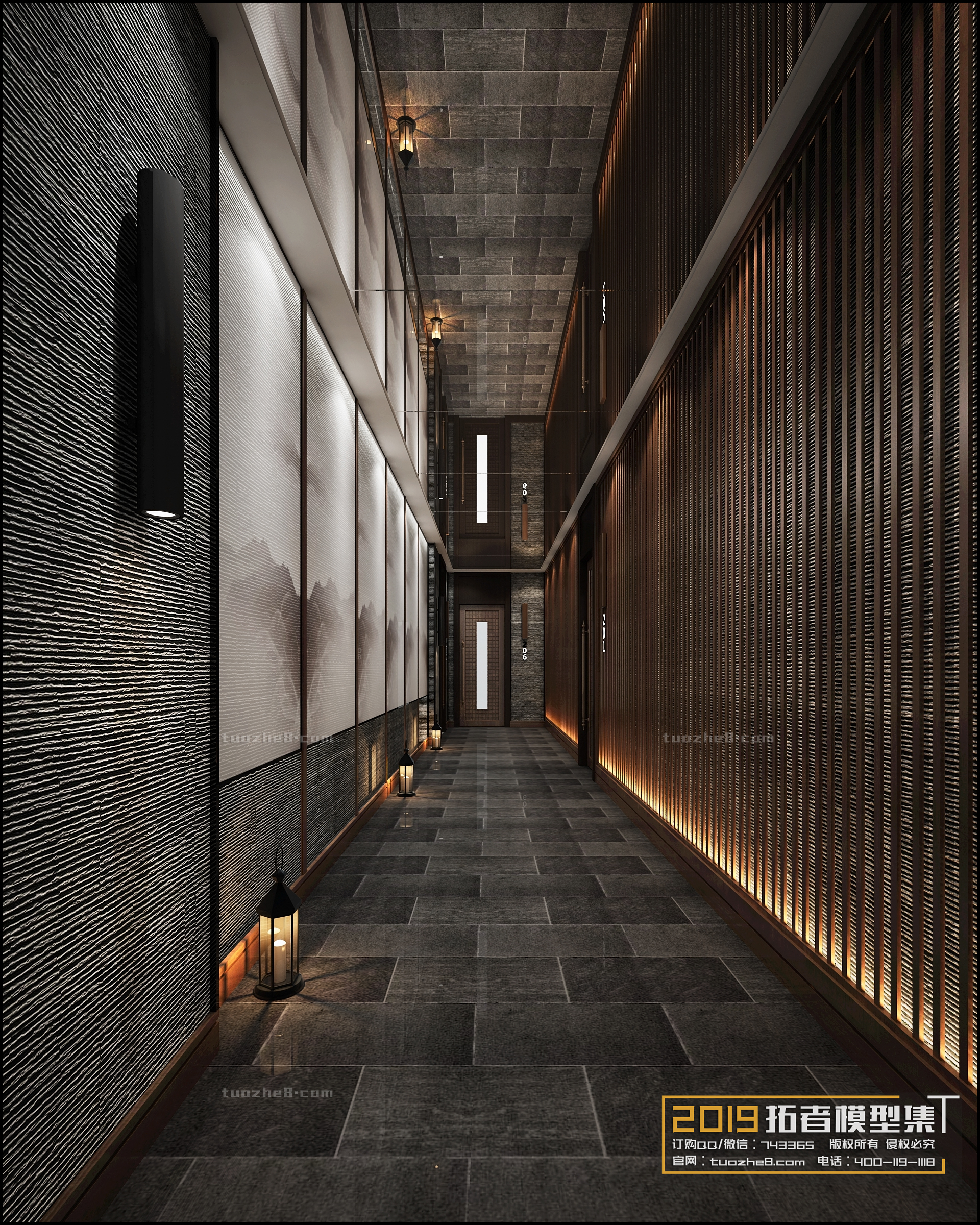 Extension Interior – CORRIDORS, ELEVATORS – 007 - thumbnail 1