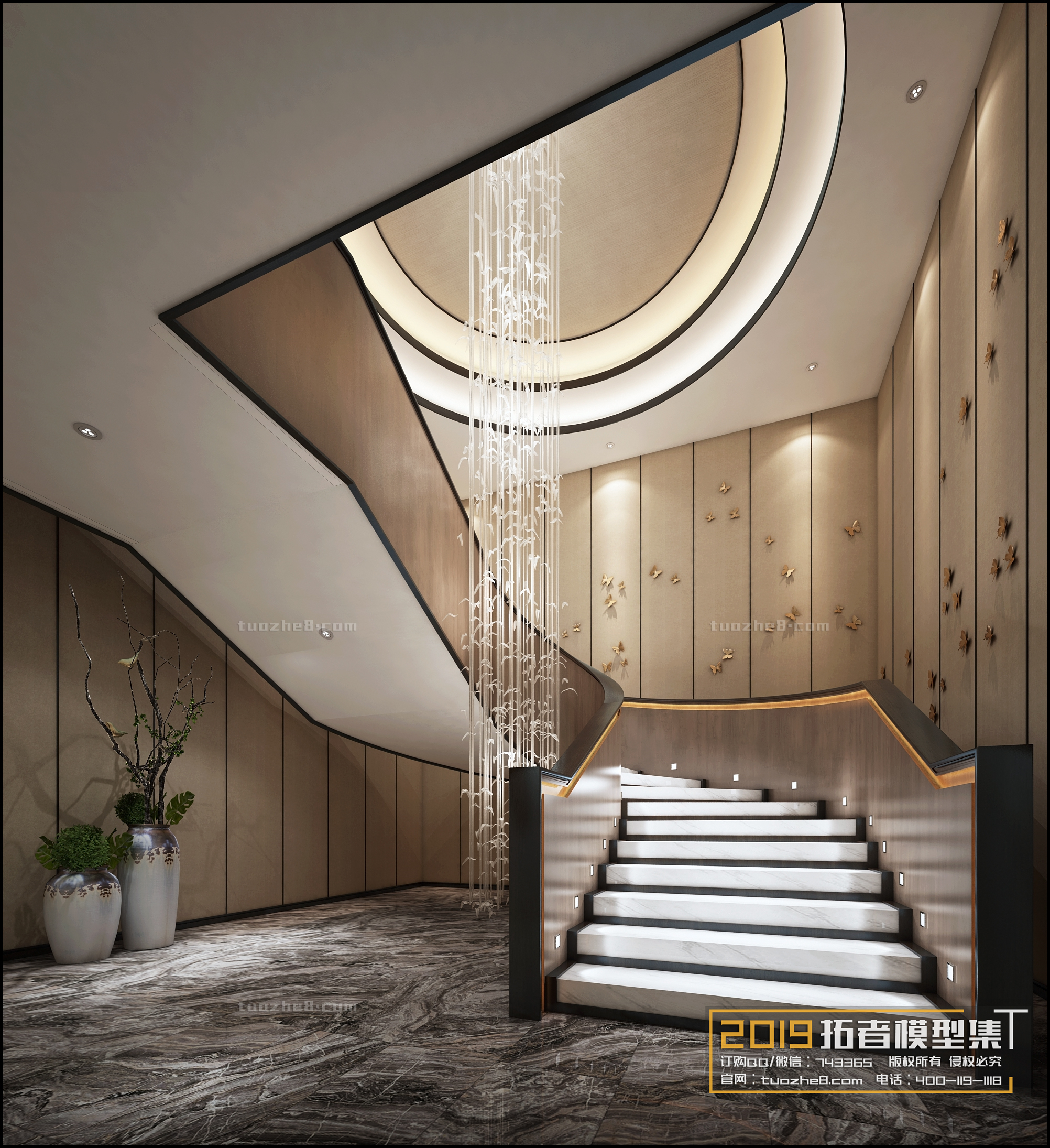 Extension Interior – CORRIDORS, ELEVATORS – 009 - thumbnail 1