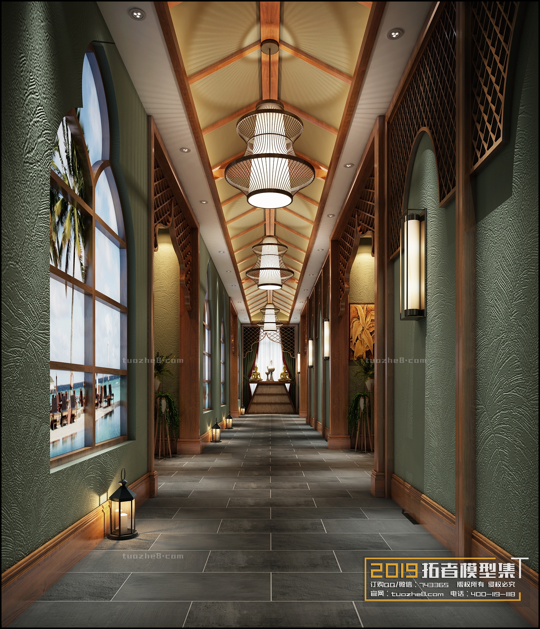 Extension Interior – CORRIDORS, ELEVATORS – 015 - thumbnail 1