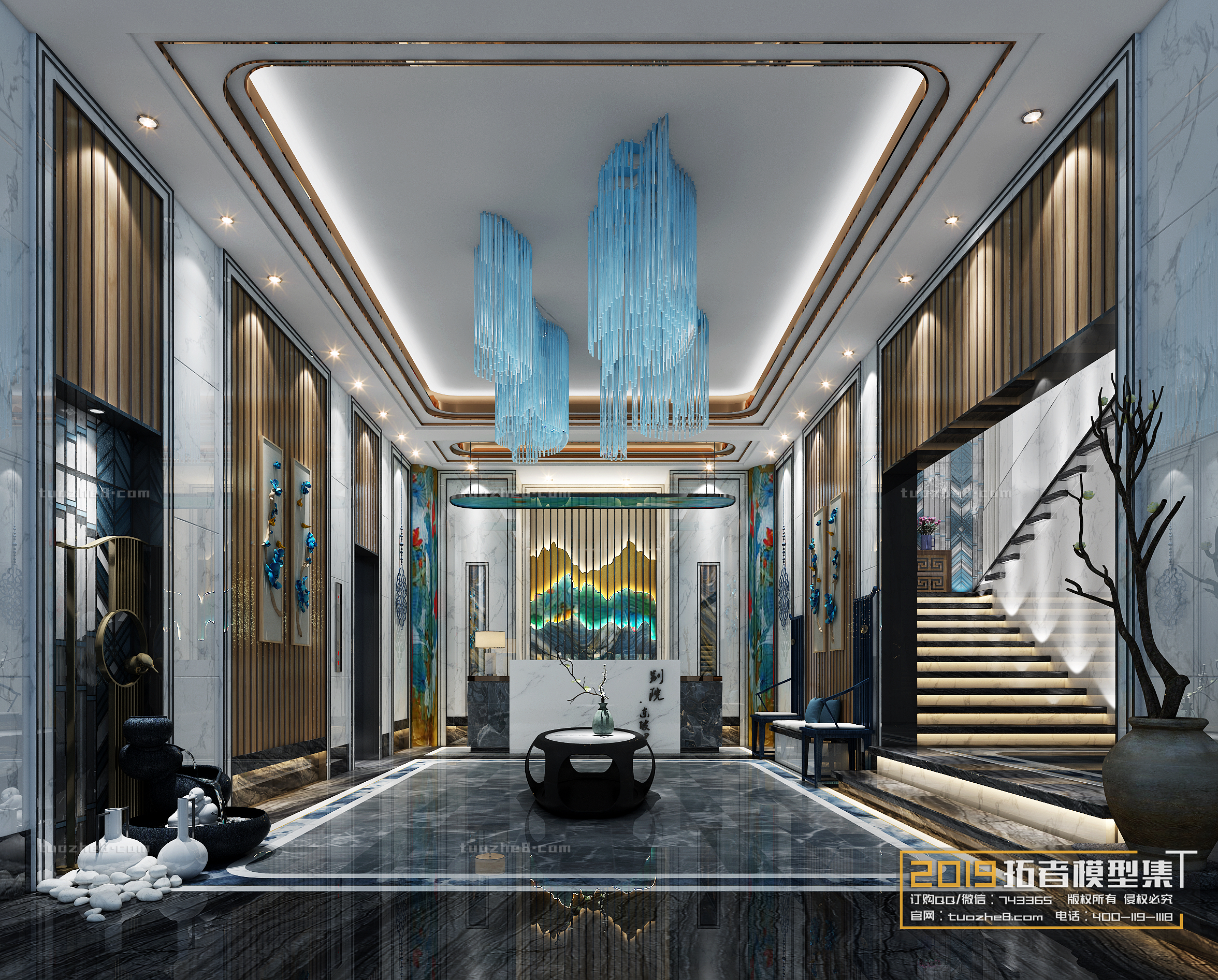 Extension Interior – CORRIDORS, ELEVATORS – 022 - thumbnail 1