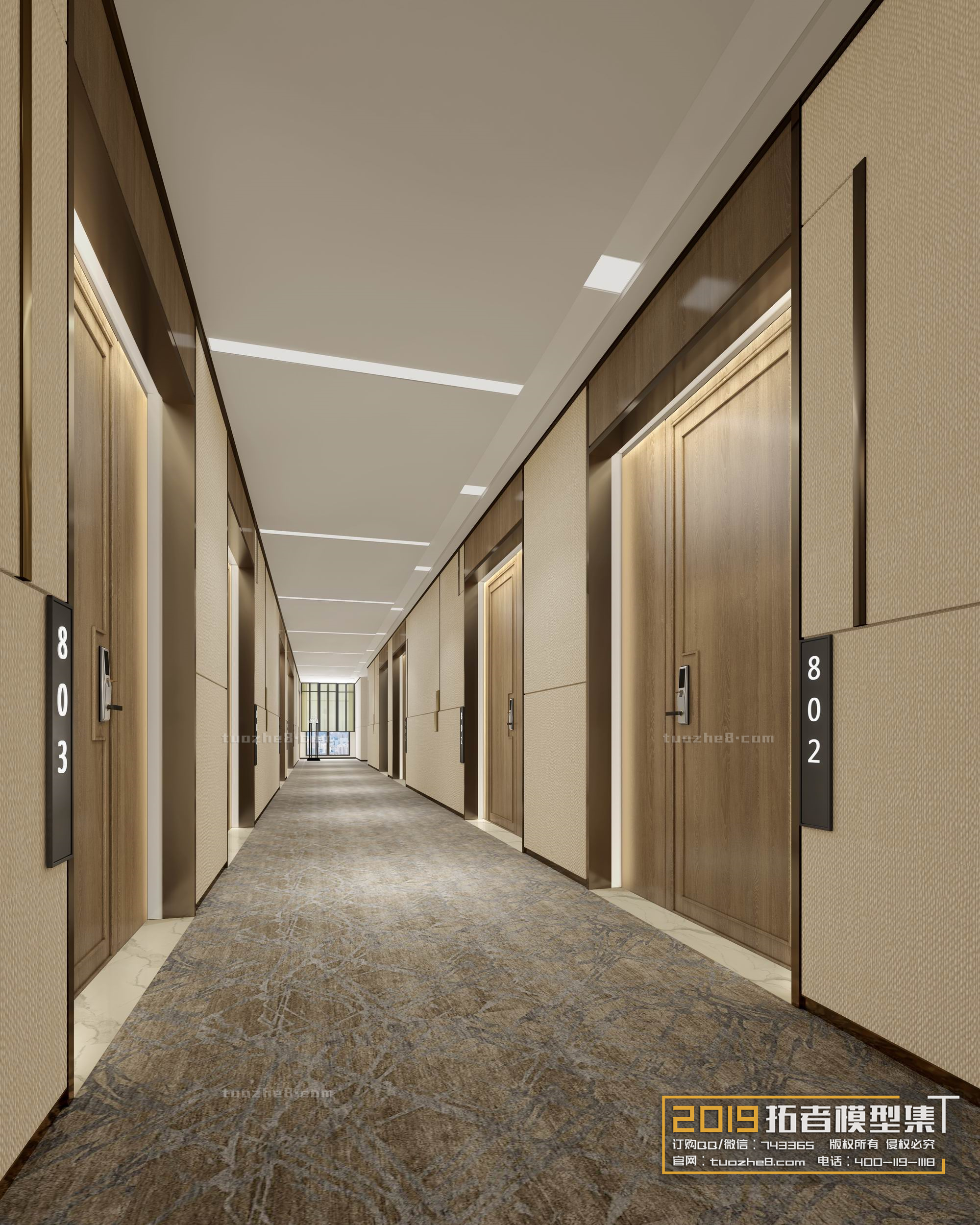 Extension Interior – CORRIDORS, ELEVATORS – 027 - thumbnail 1