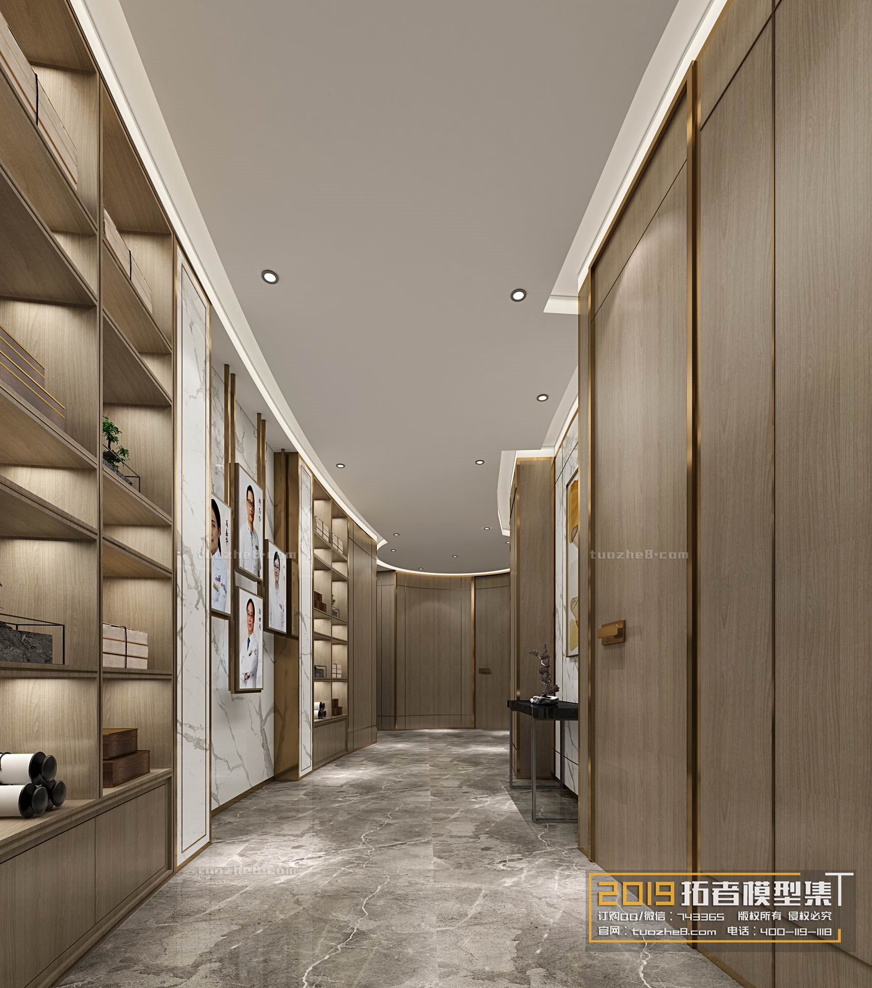 Extension Interior – CORRIDORS, ELEVATORS – 028 - thumbnail 1