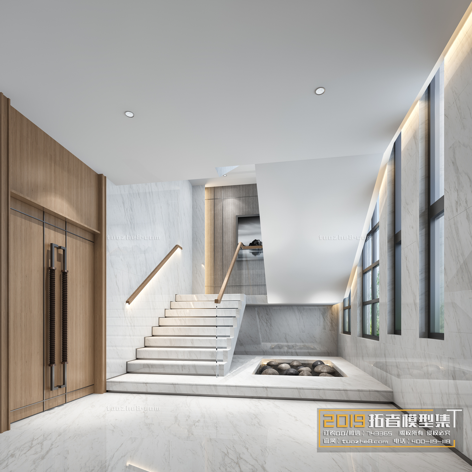 Extension Interior – CORRIDORS, ELEVATORS – 030 - thumbnail 1