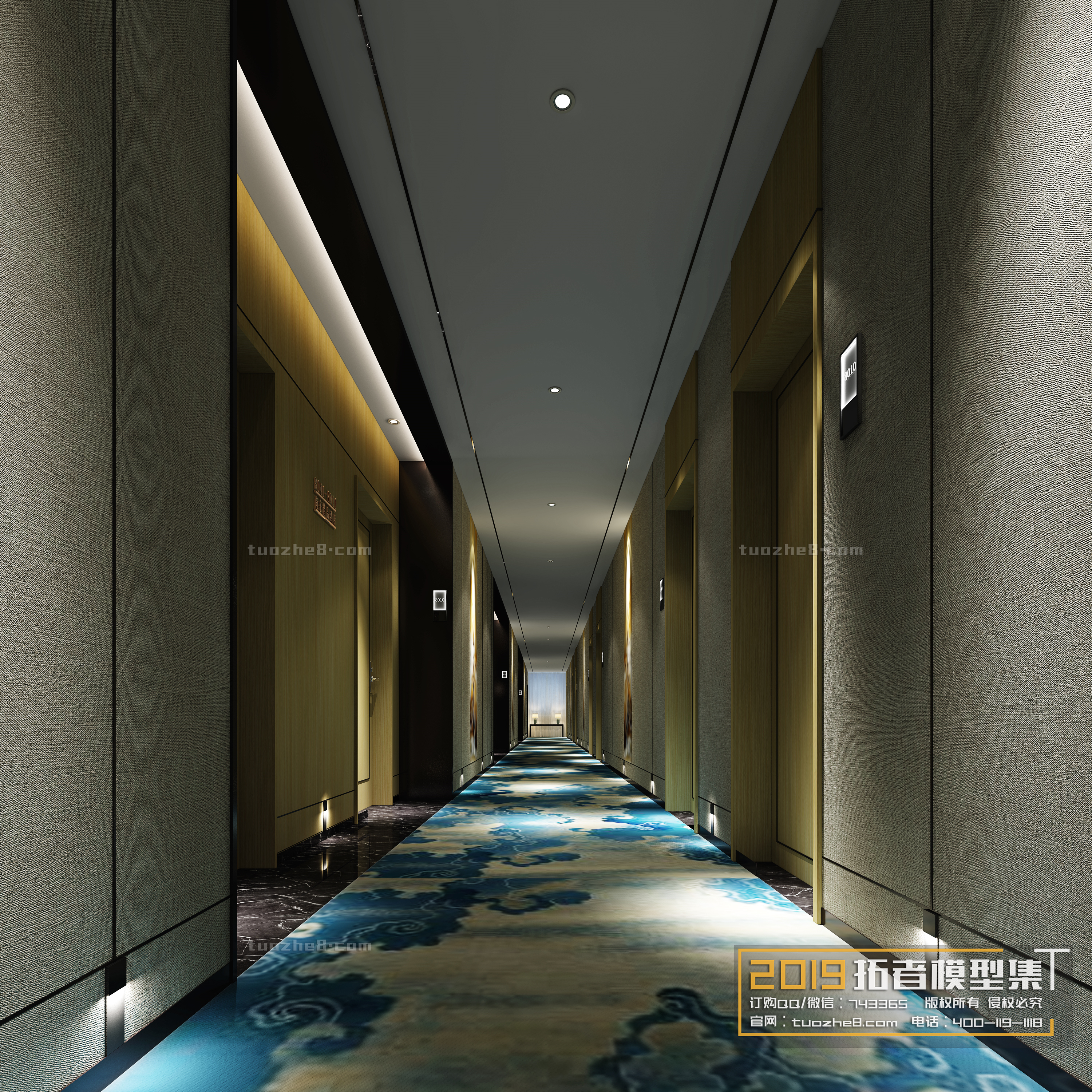 Extension Interior – CORRIDORS, ELEVATORS – 034 - thumbnail 1