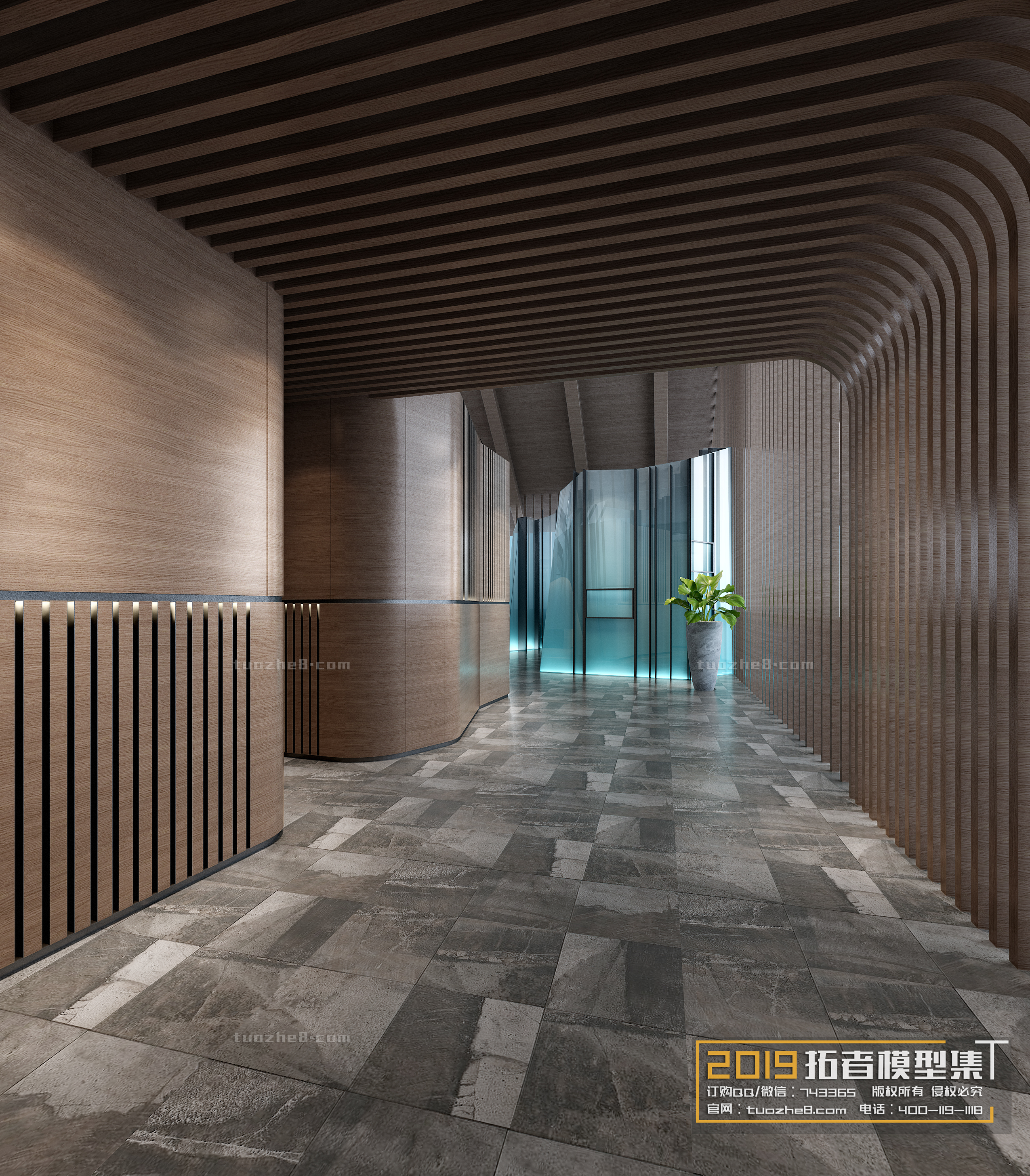 Extension Interior – CORRIDORS, ELEVATORS – 035 - thumbnail 1