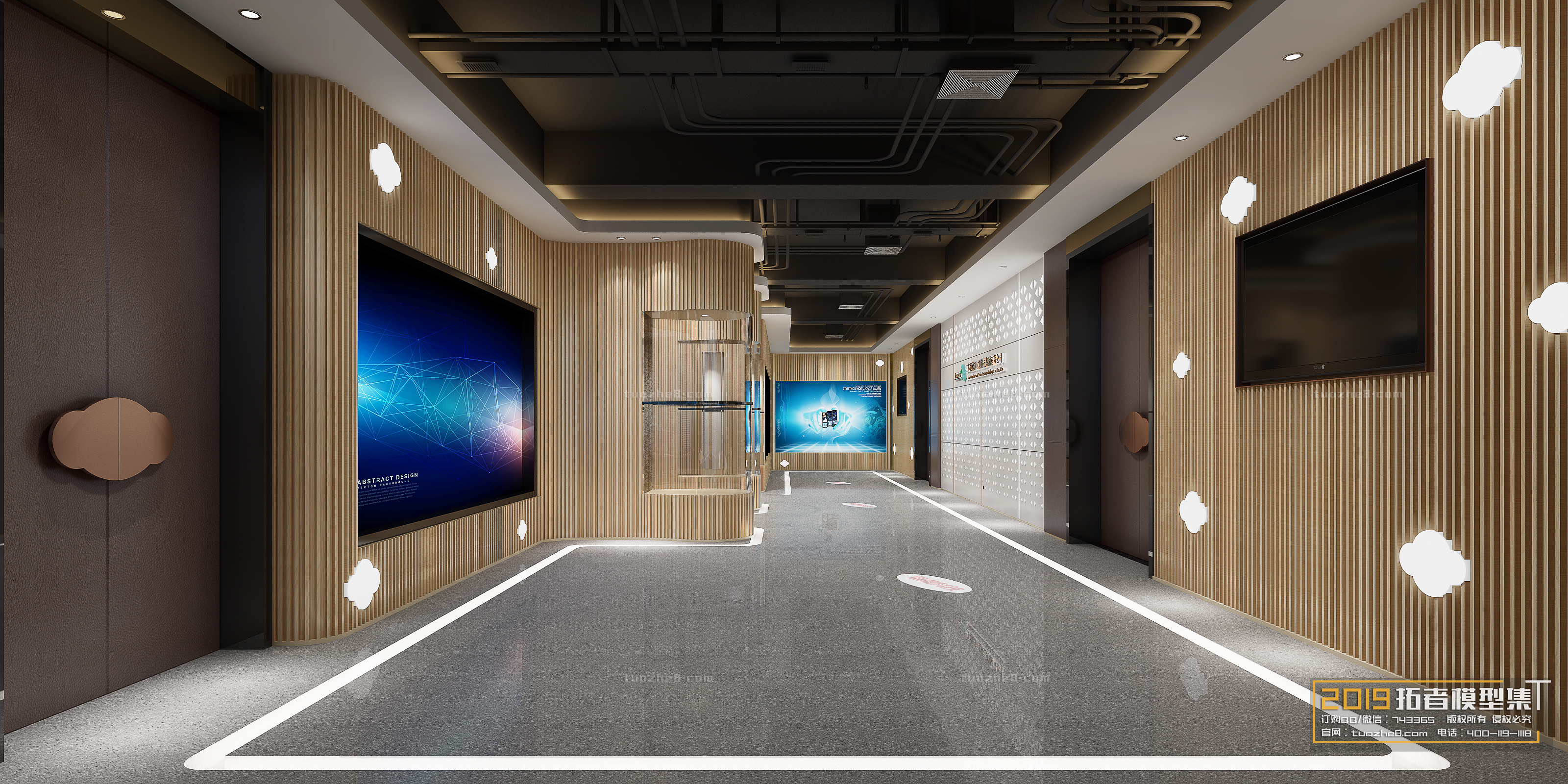 Extension Interior – CORRIDORS, ELEVATORS – 039 - thumbnail 1