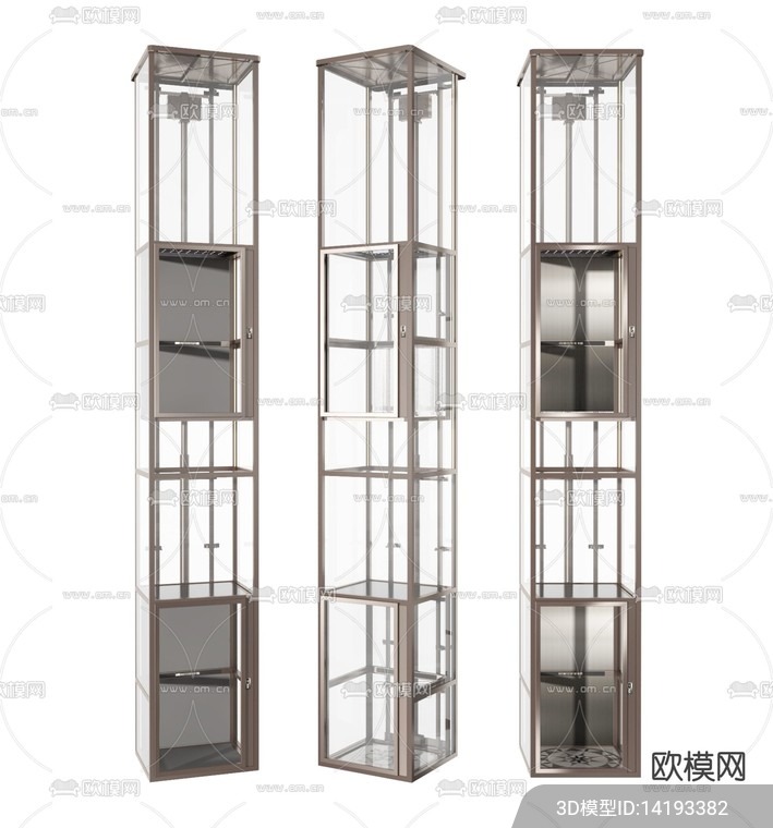 Modern Elevator 3D Models – 006 - thumbnail 1