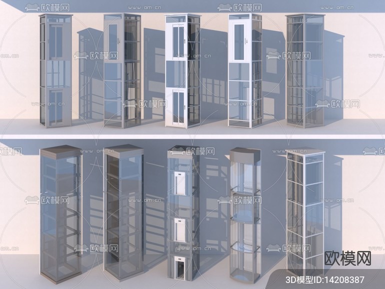 Modern Elevator 3D Models – 007 - thumbnail 1