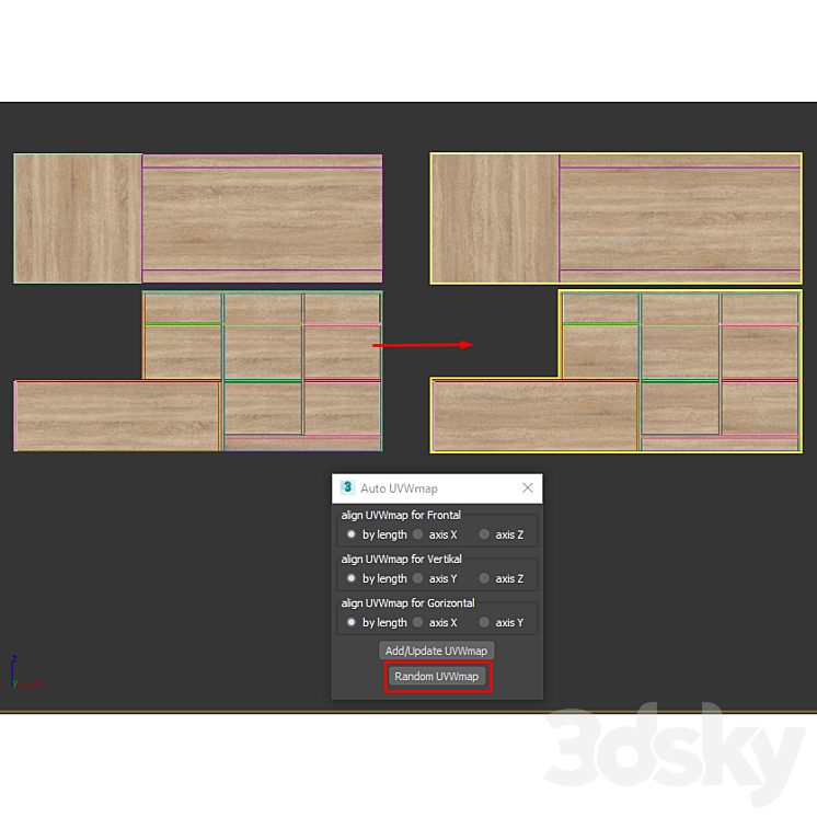 Auto UVWmap 3DS Max Model - thumbnail 2