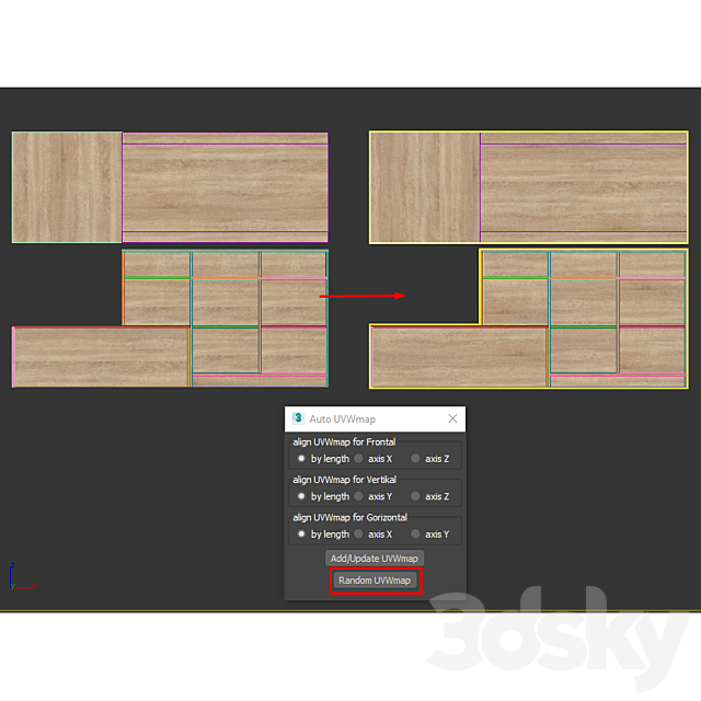 Auto UVWmap 3DSMax File - thumbnail 2