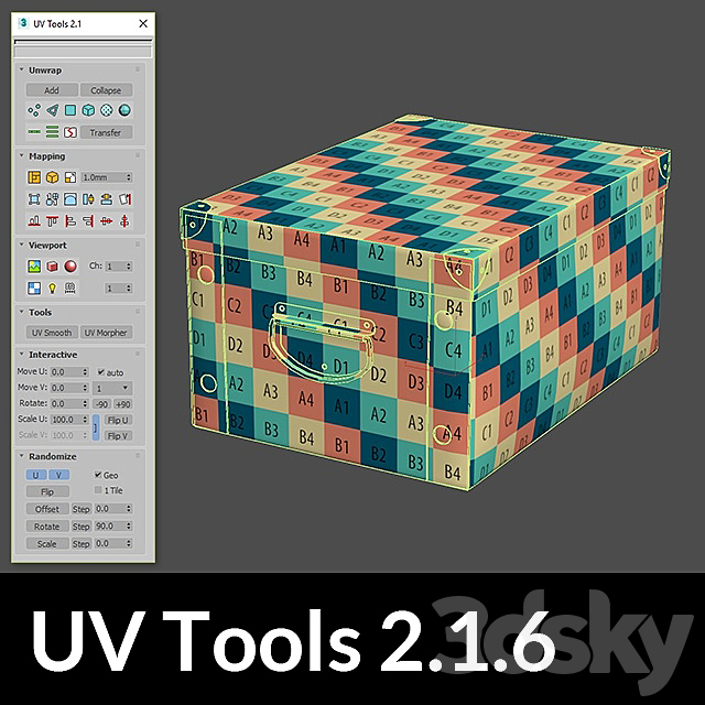 UV Tools 2.1.6 3ds Max - thumbnail 1