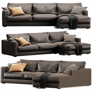 Sofa – Furniture 3D Model – Download – 072 - thumbnail 1