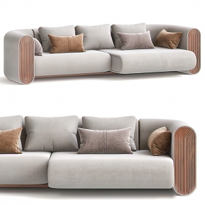 Sofa – Furniture 3D Model – Download – 075 - thumbnail 1