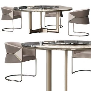 Dining Table Set – 3D – 008 - thumbnail 1