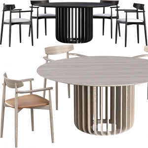 Dining Table Set – 3D – 038 - thumbnail 1