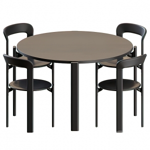 Dining Table Set – 3D – 040 - thumbnail 1