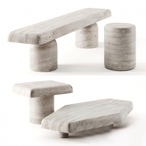 Tea Table – Japan – Chinese Table – 3D Model – 050 - thumbnail 1