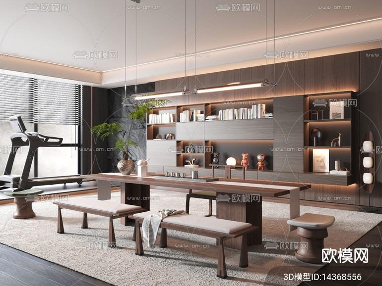 TEA ROOM – VRAY / CORONA – 3D MODEL – 2478 - thumbnail 1