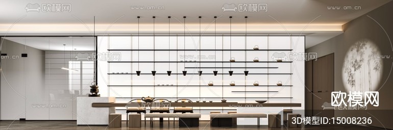 TEA ROOM – VRAY / CORONA – 3D MODEL – 2526 - thumbnail 1