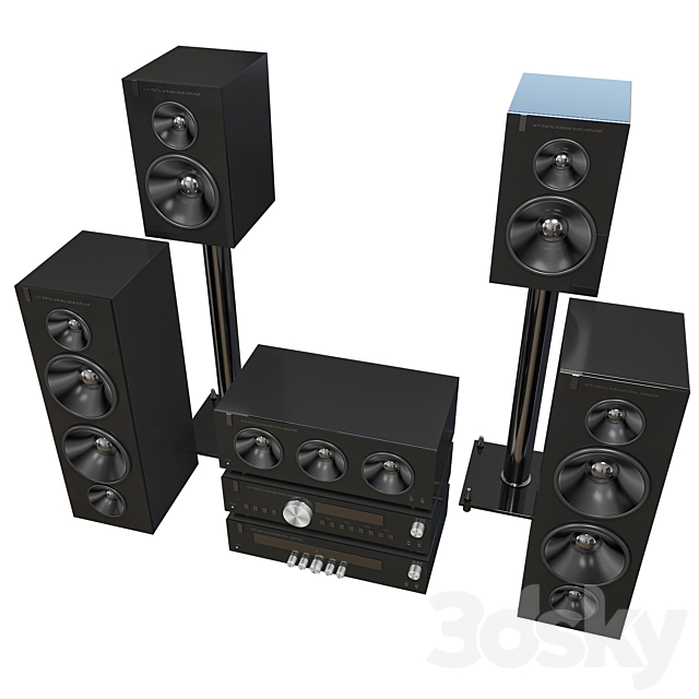 Acoustic system 3DSMax File - thumbnail 3