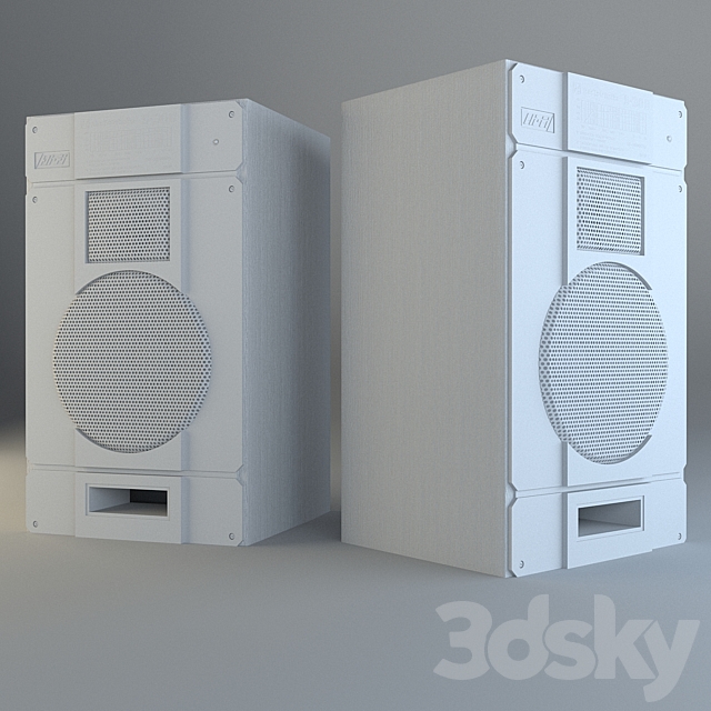 Acoustic system Radiotehnika S30b 3DS Max Model - thumbnail 2