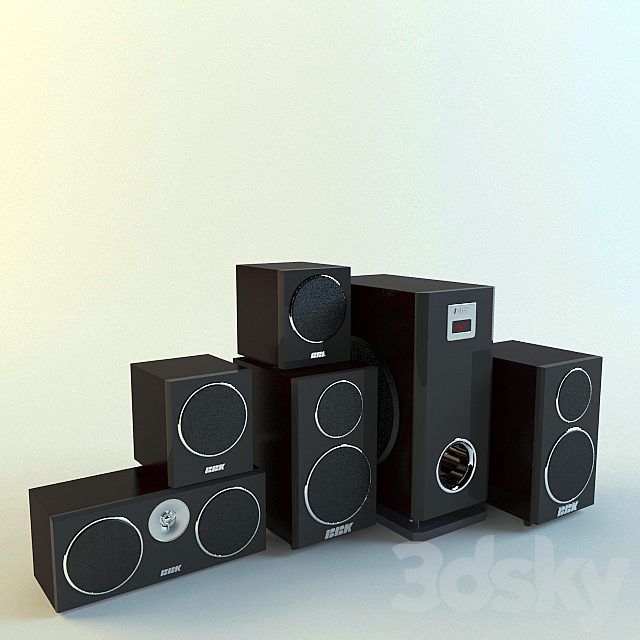 Acoustics BBK MA-970S 3DSMax File - thumbnail 1