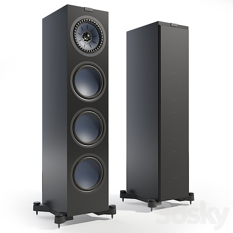 Acoustics KEF Q950 3DS Max - thumbnail 1