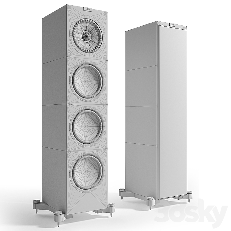 Acoustics KEF Q950 3DS Max - thumbnail 2