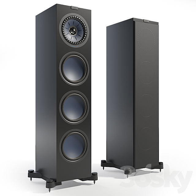 Acoustics KEF Q950 3DS Max Model - thumbnail 1