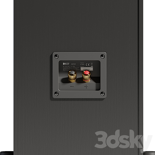 Acoustics KEF Q950 3DS Max Model - thumbnail 4