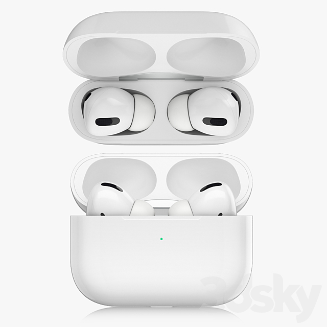 AirPods Pro 3DSMax File - thumbnail 2