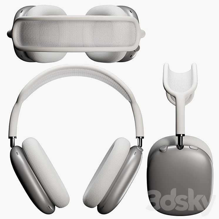 Apple airpods max 3DS Max - thumbnail 2