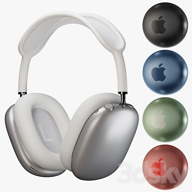 Apple airpods max 3DSMax File - thumbnail 1