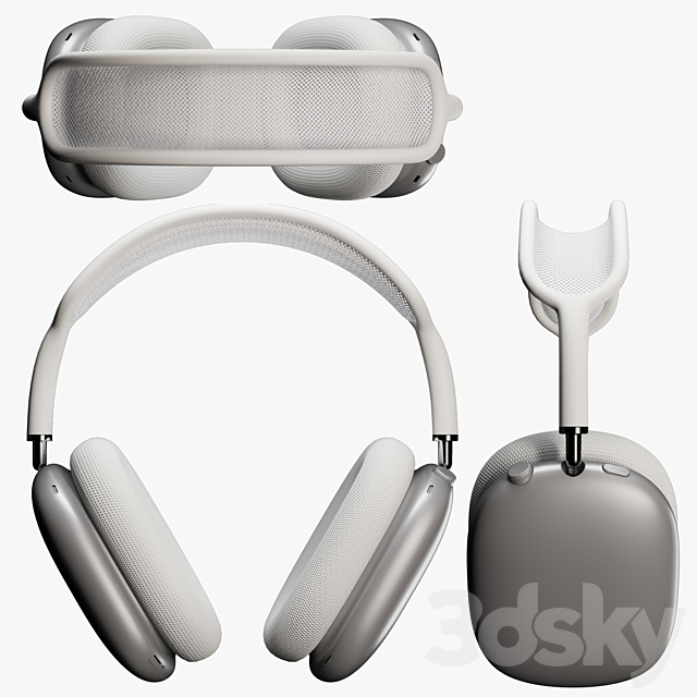 Apple airpods max 3DSMax File - thumbnail 2