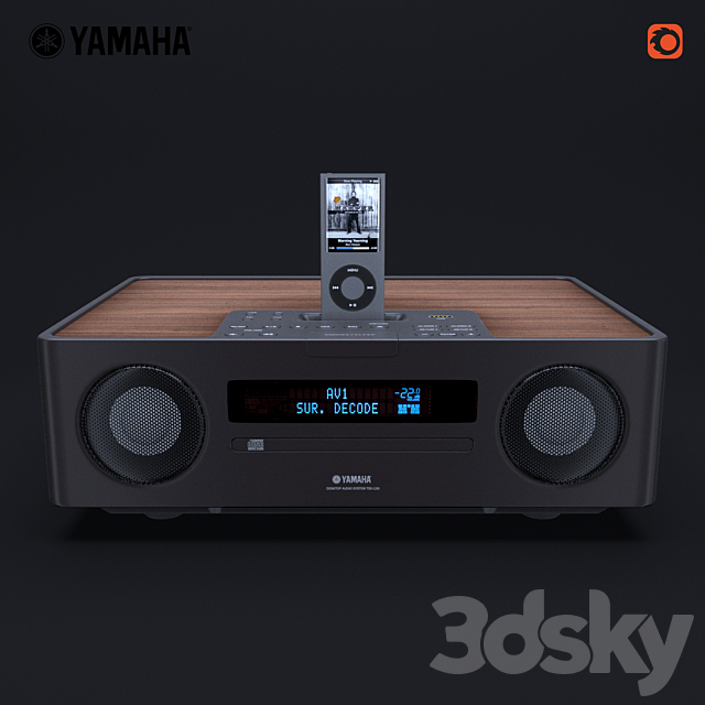 Audio YAMAHA TSX-130 3ds Max - thumbnail 1