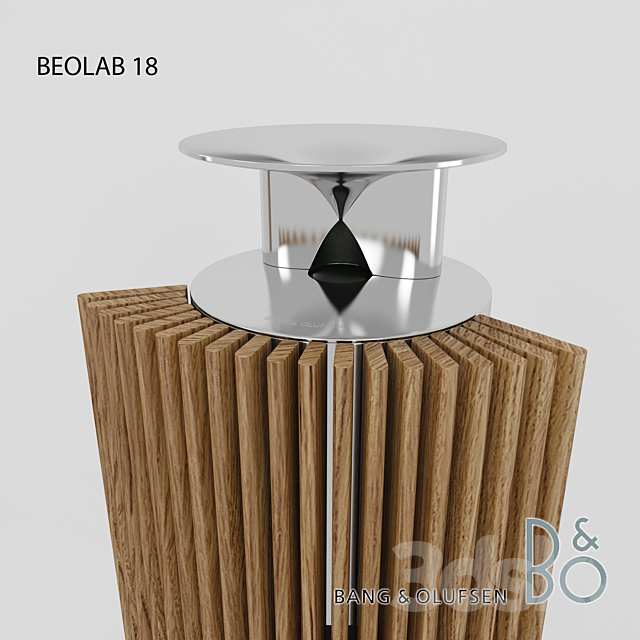 B & O (Beolab-18) 3DS Max Model - thumbnail 2