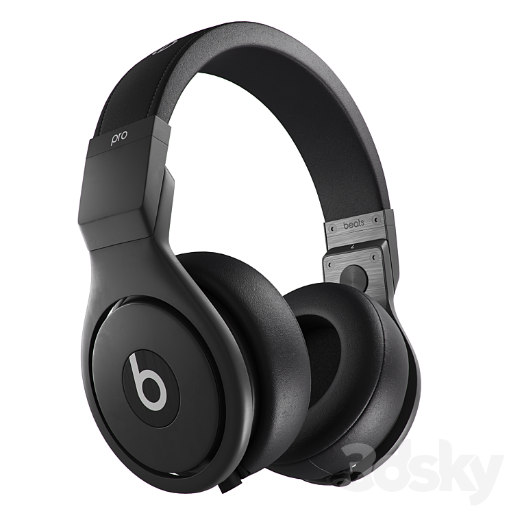 Beats Pro Over-Ear Wired Headphone 3DS Max - thumbnail 1