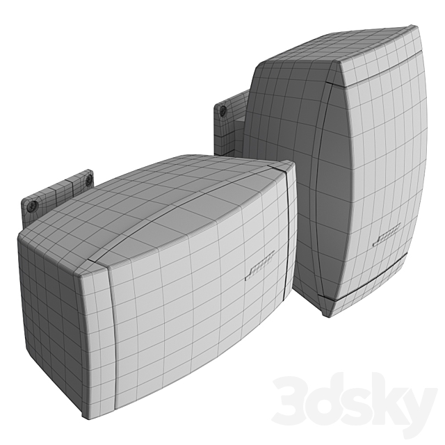 Bose FreeSpace DS40SE 3DS Max Model - thumbnail 3