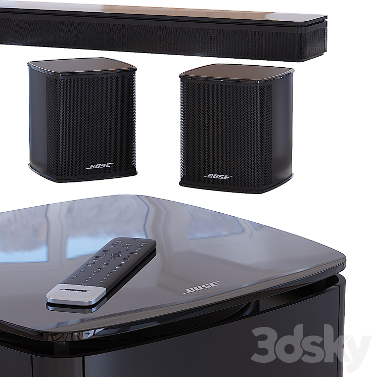 Bose Surround Audio System 700 3DS Max - thumbnail 2