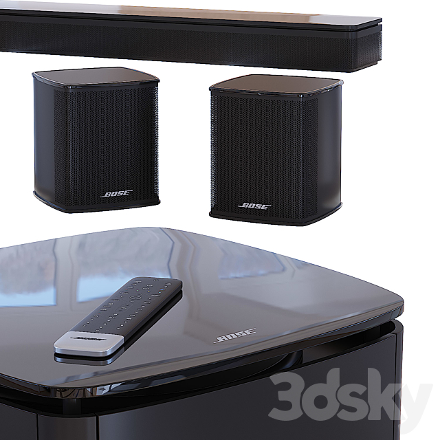 Bose Surround Audio System 700 3DSMax File - thumbnail 2