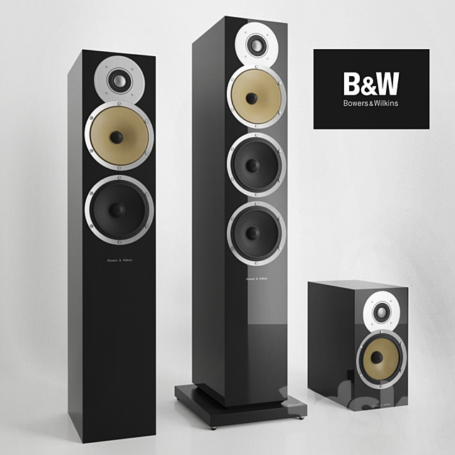 Bowers & Wilkins CM8 CM7 CM5 3ds Max - thumbnail 1