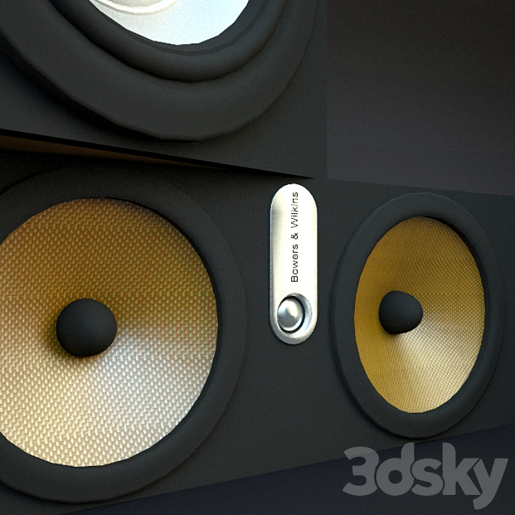 Bowers & Wilkins Speakers 3DS Max - thumbnail 2