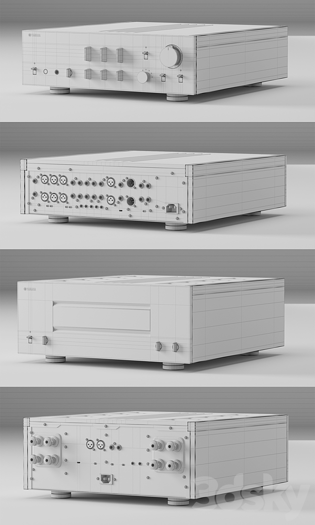 C-5000 and M-5000 by Yamaha 3DSMax File - thumbnail 3