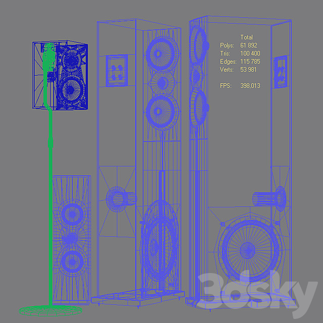 Column AVE Extra Cinema EC-360E 3DSMax File - thumbnail 3