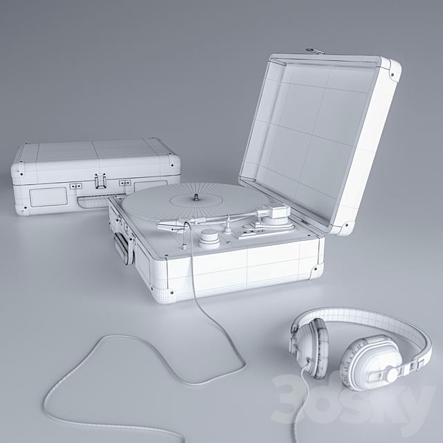 Crosley Vinyl player 3DSMax File - thumbnail 3